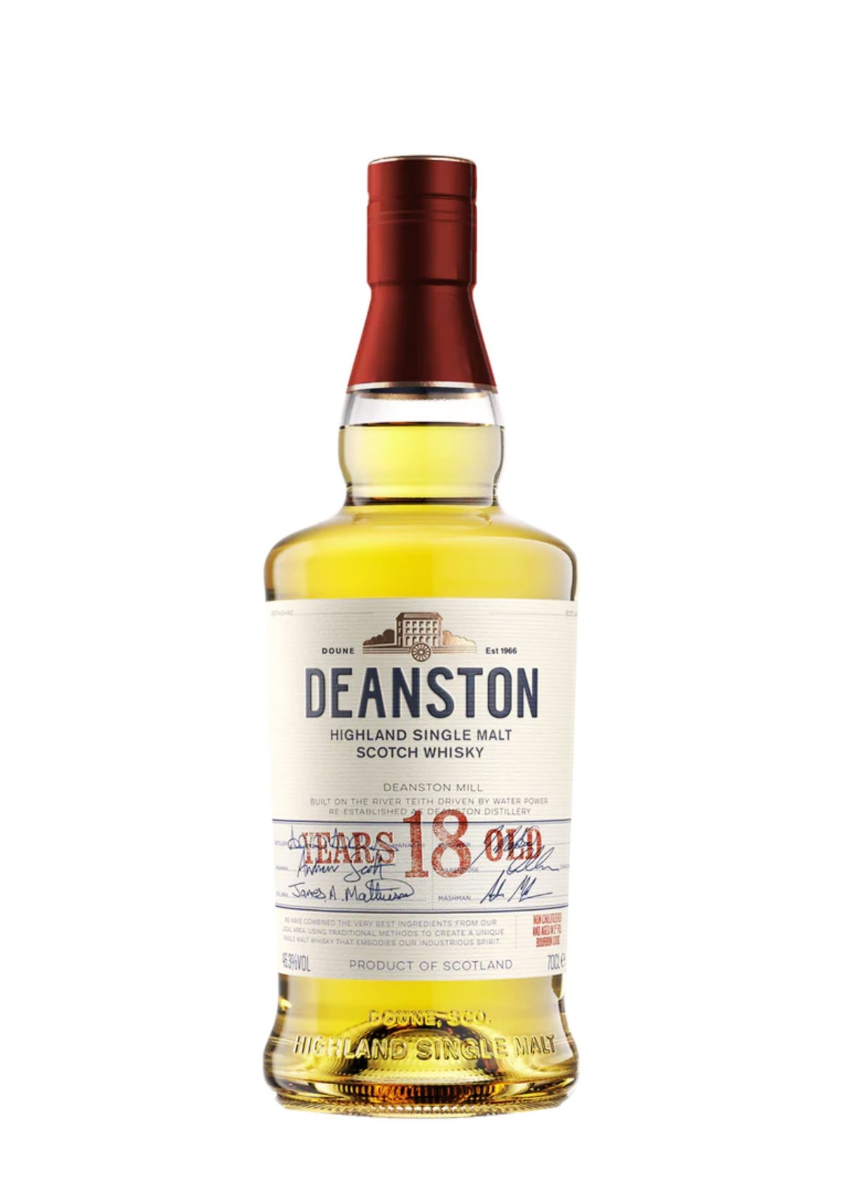 Deanston 18-Year-Old Highland Single Malt Scotch Whisky, 46.3%