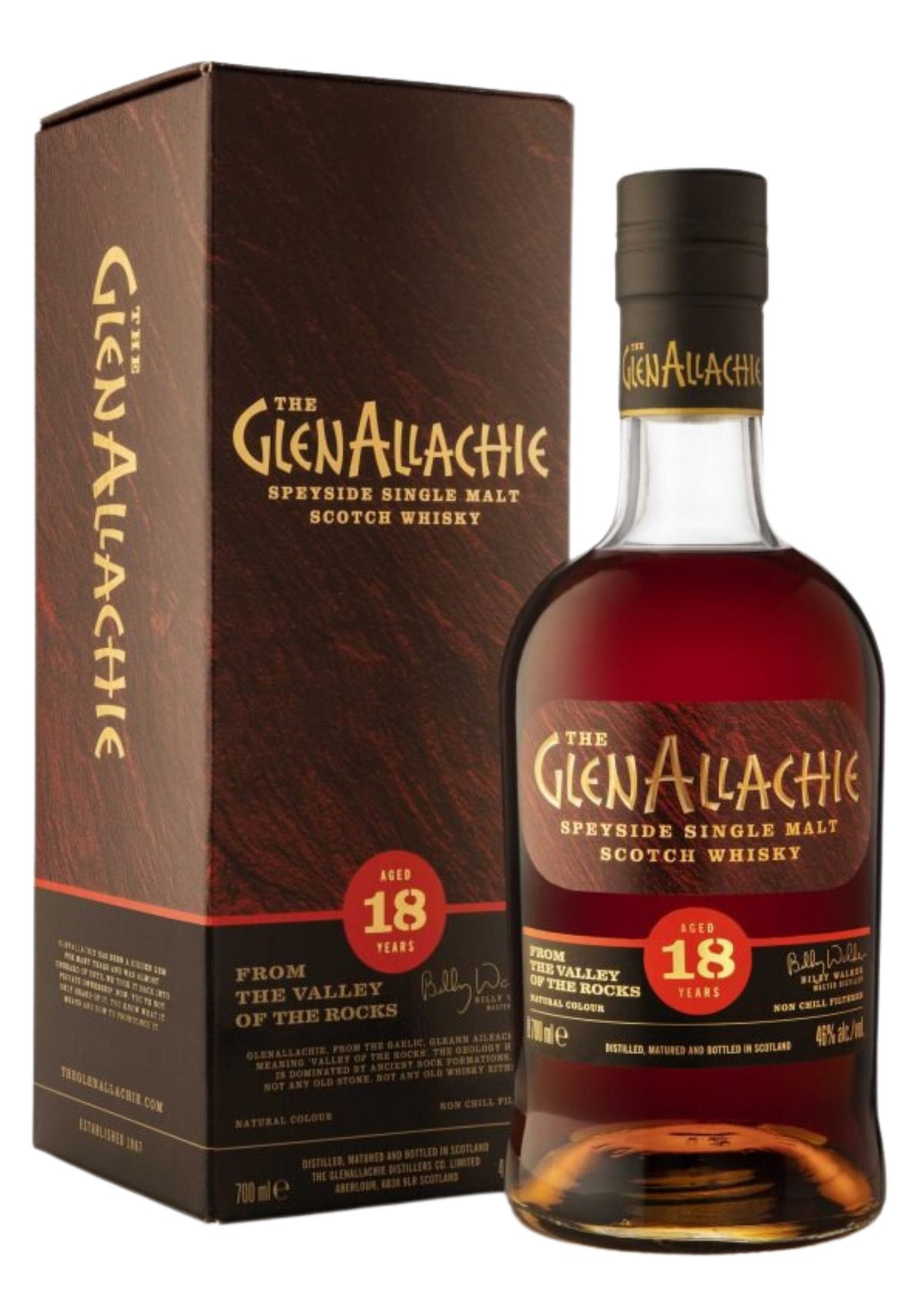 The GlenAllachie 18-Year-Old Speyside Single Malt Whisky, 46%