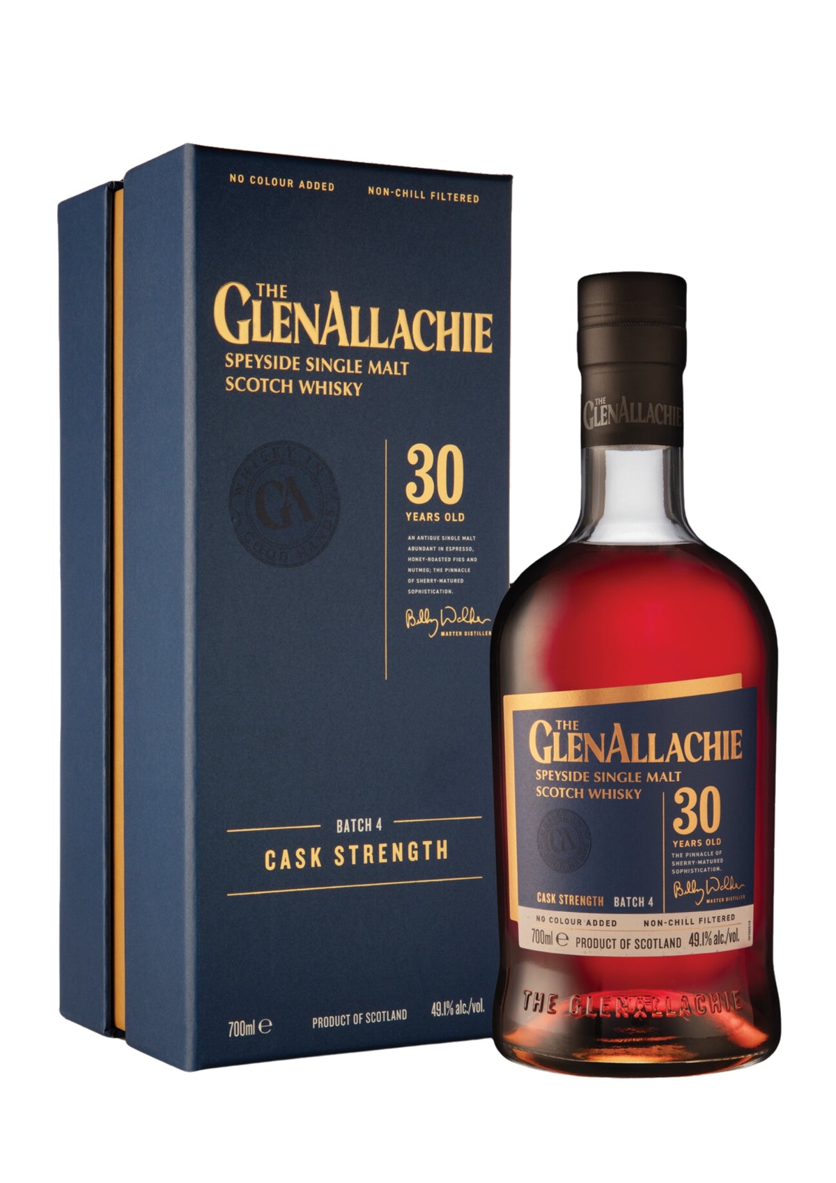 GlenAllachie 30-Year-Old Batch 4 Cask Strength Speyside Single Malt Whisky, 49.1%
