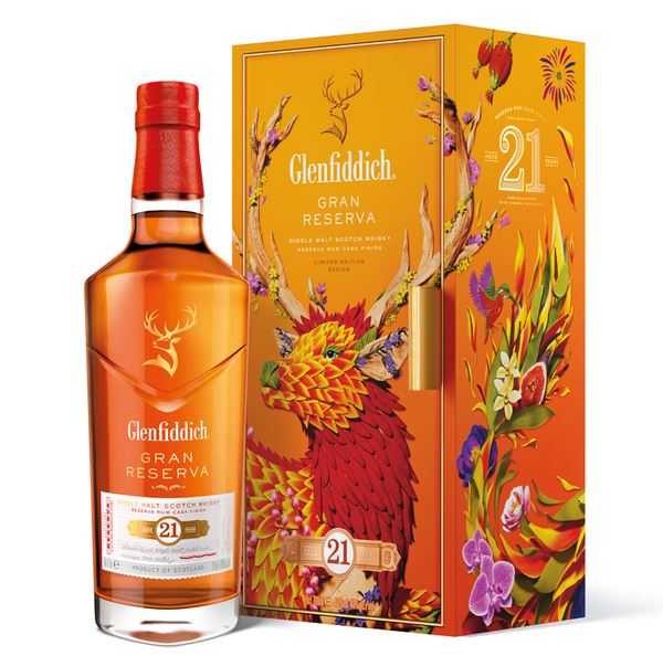 【限定ラベル】Glenfiddich GRAN RESERVA 21年　未開封 Glenfiddich 21 Year Old Gran Reserva - 2024 Lunar New Year Edition