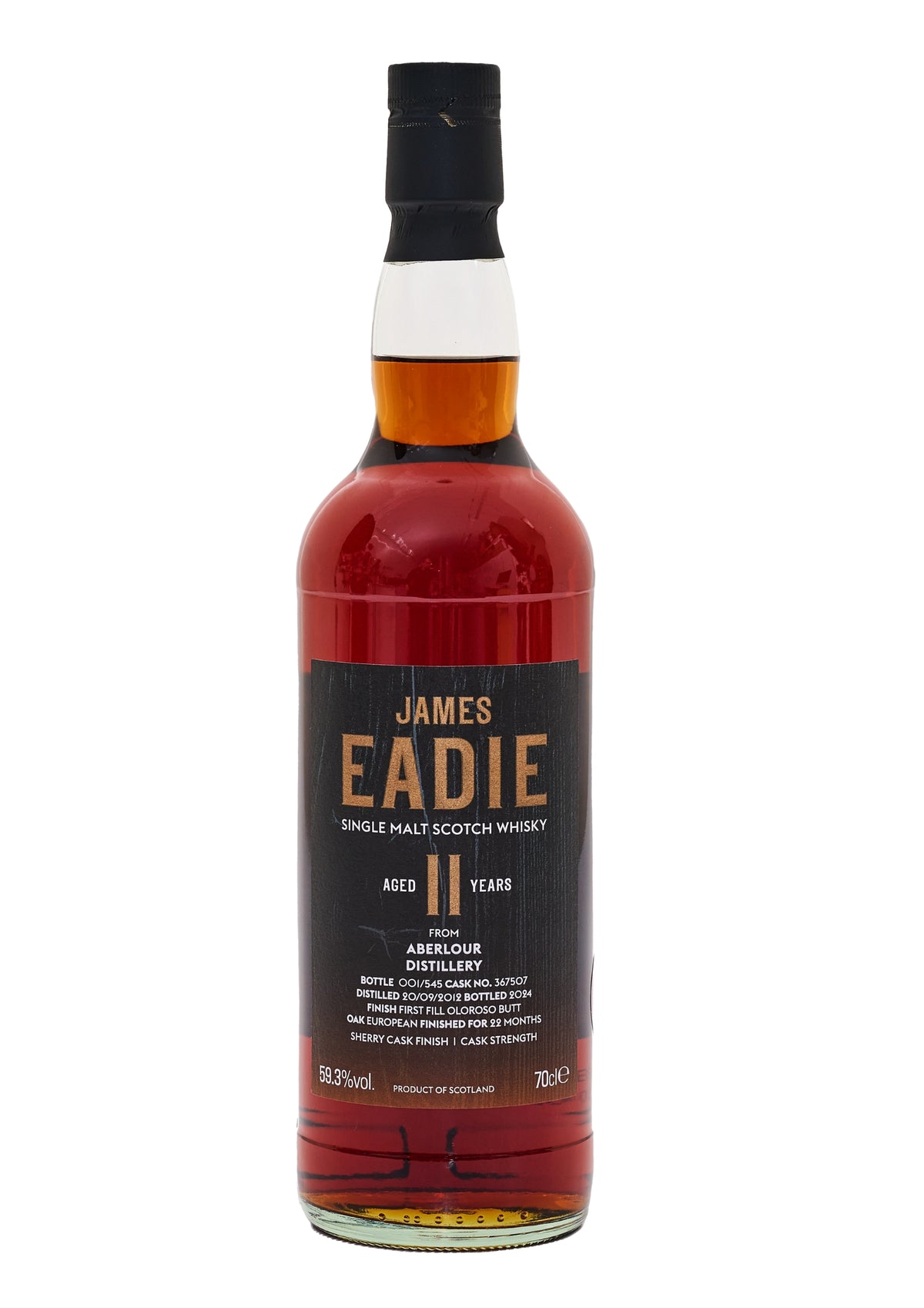 James Eadie Aberlour 11-Year-Old, Oloroso Finish, Single Malt Scotch Whisky, 59.3%