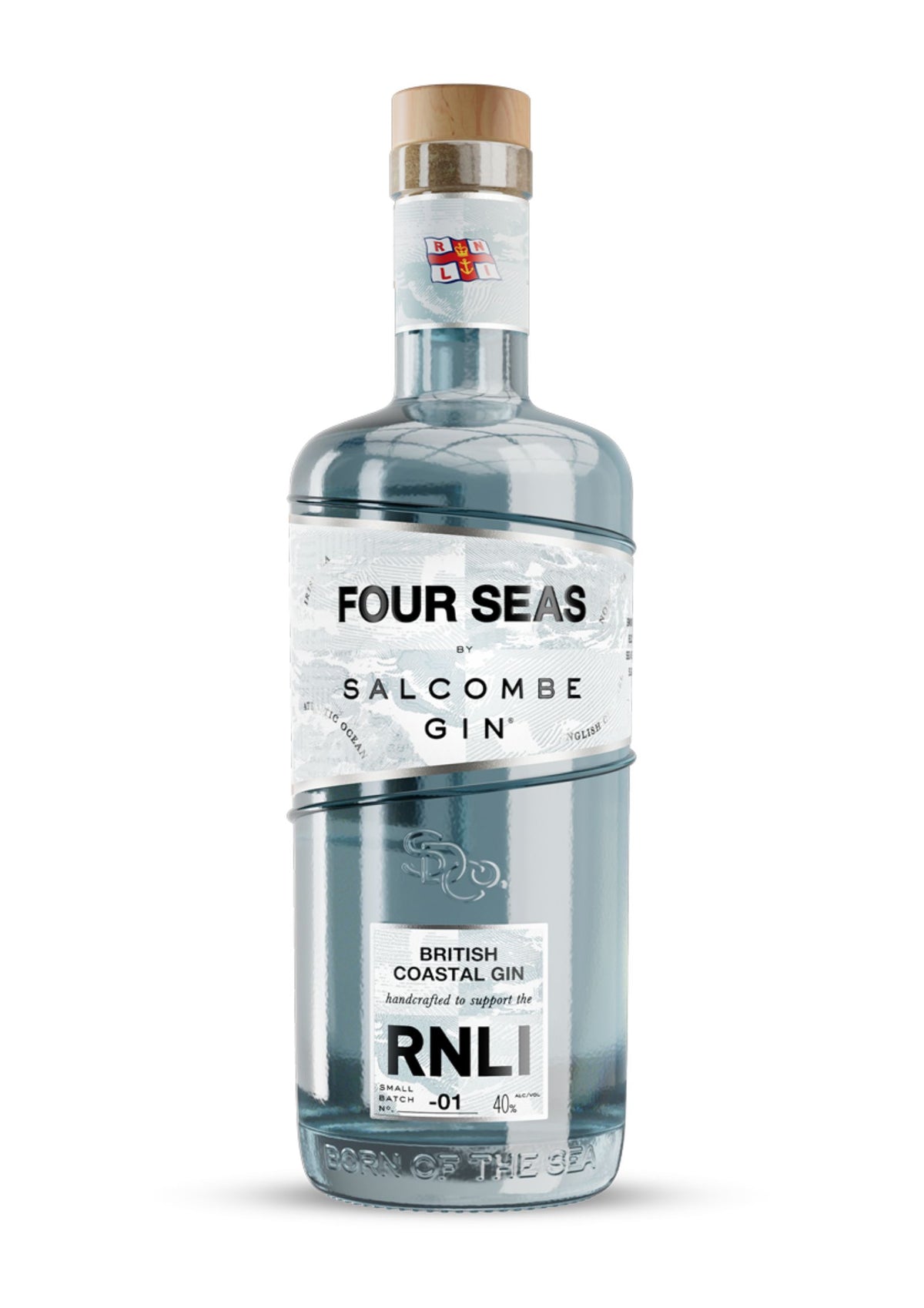 Salcombe &#39;Four Seas&#39; RNLI Dry Gin, 40%