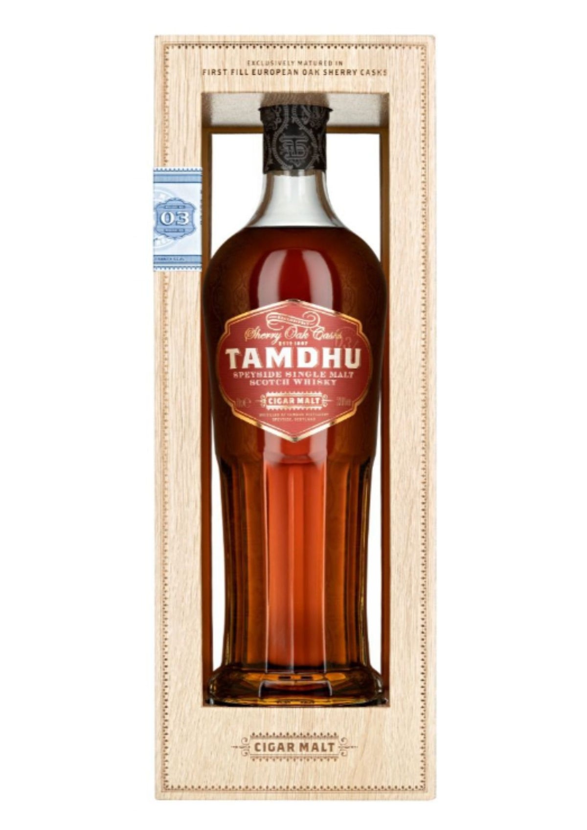 Tamdhu Cigar Malt Batch III, Speyside Single Malt Whisky, 53.8%