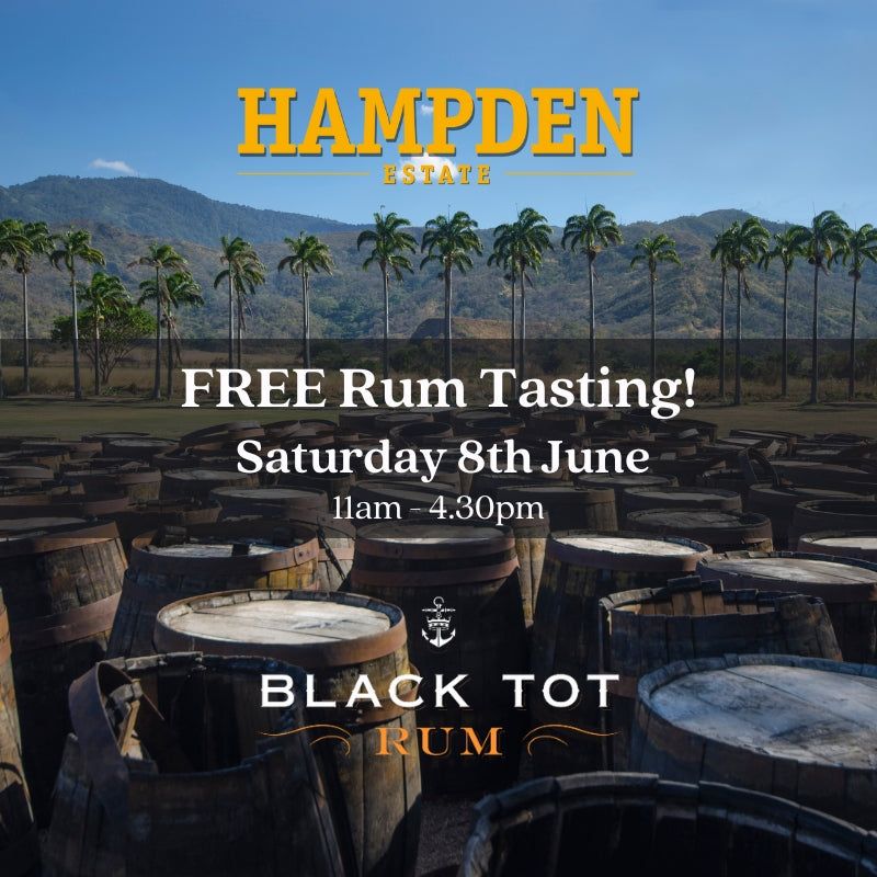 Barrel-Top Rum Tasting with Hampden Estate &amp; Black Tot - Saturday 8th June