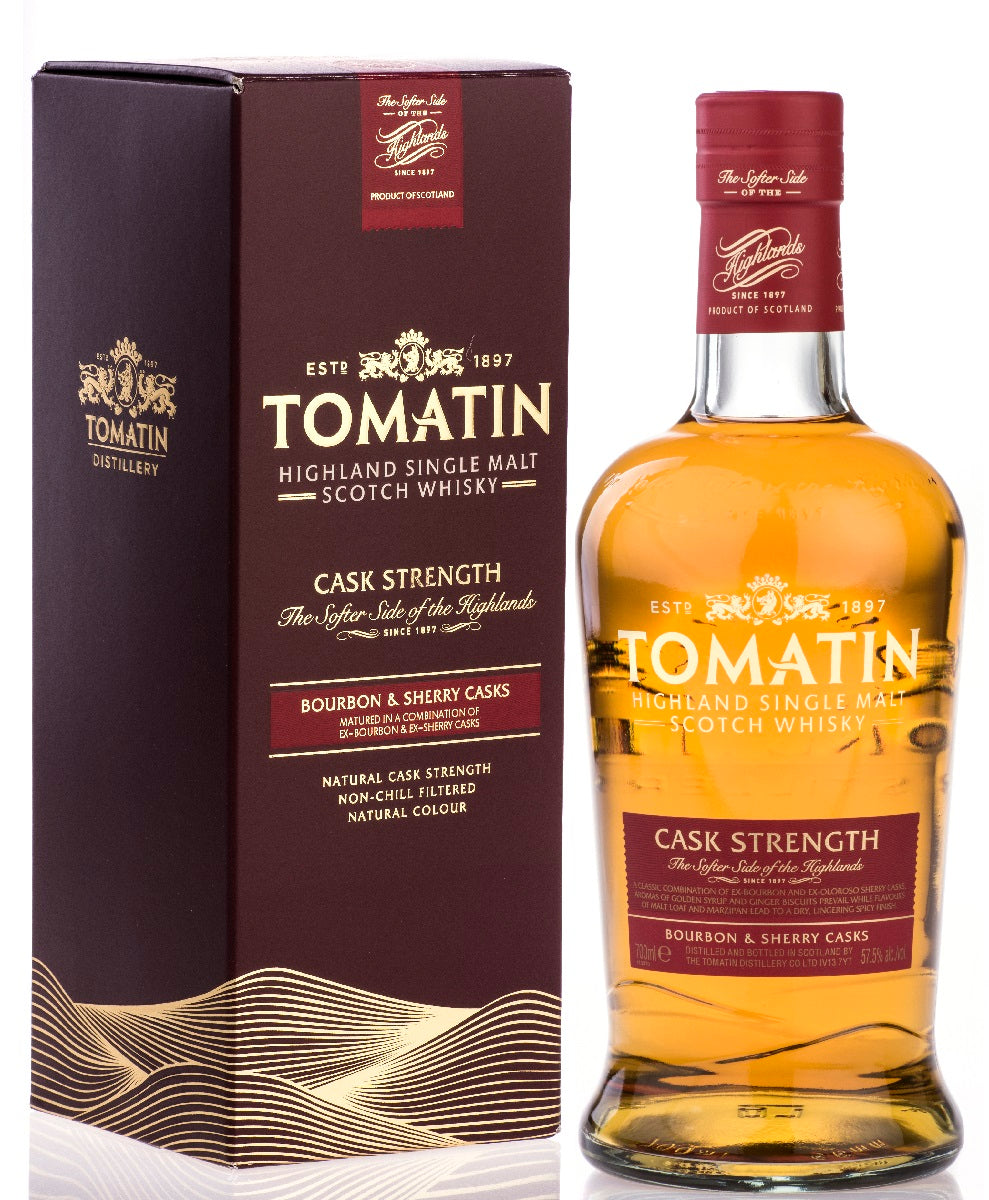 Bottle of Tomatin Cask Strength Single Malt Scotch Whisky, 57.5% - The Spirits Room