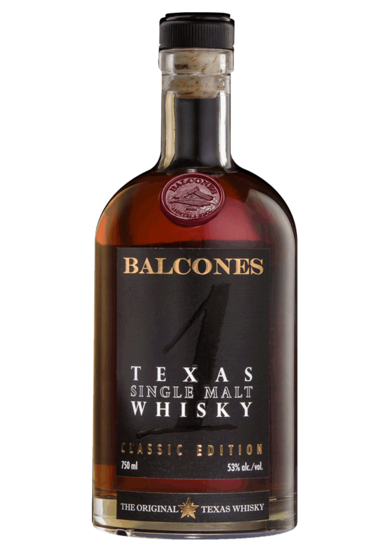 Bottle of Balcones Texan Single Malt Whisky, 53% - The Spirits Room