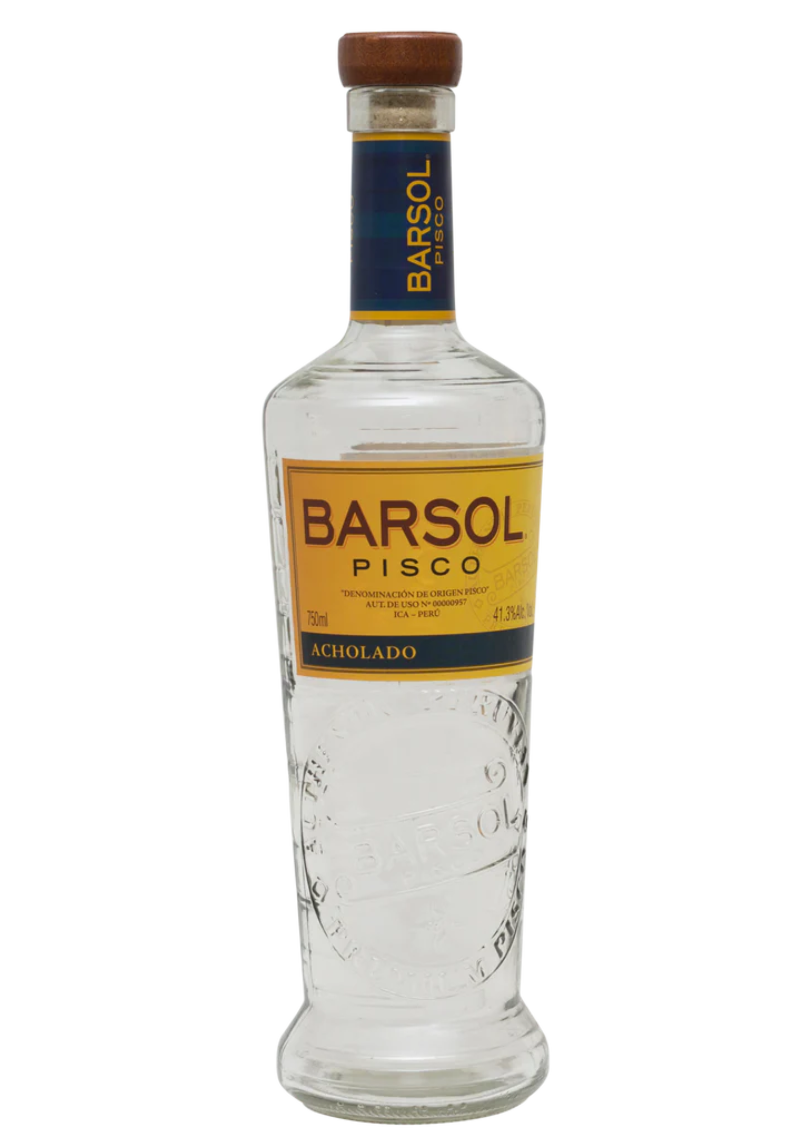 Bottle of Barsol Pisco Alcholado, 41.3% - The Spirits Room