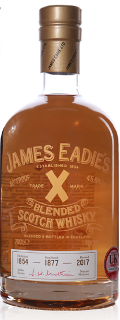 Bottle of James Eadie Trade Mark 'X' Whisky, 45.6% - The Spirits Room