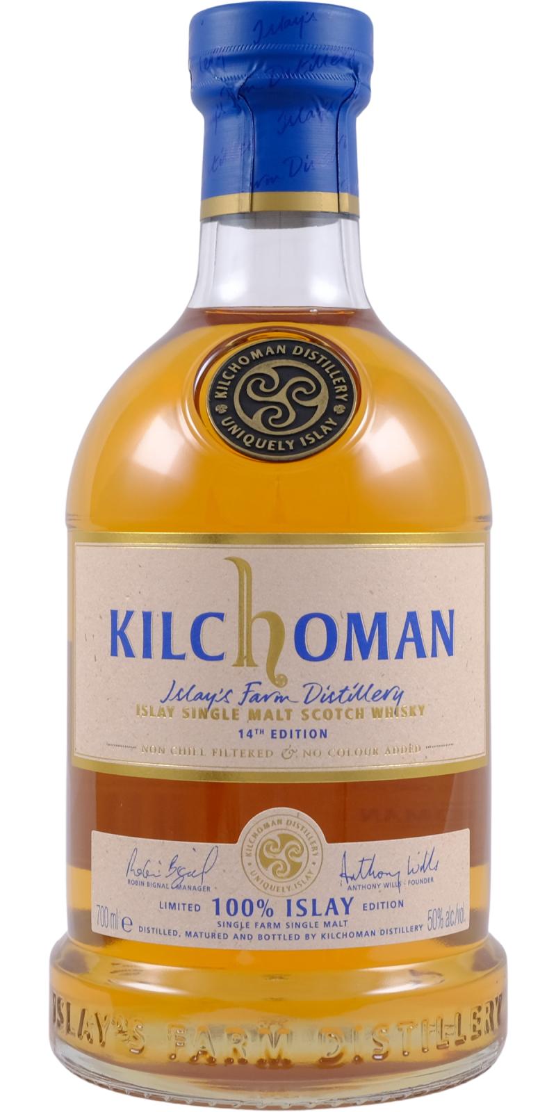 Kilchoman 100% Islay 2024 Release Single Malt Whisky, 50%