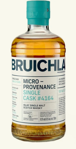 Bruichladdich Micro-Provenance, 1st Fill Bourbon Cask - 11-Year-Old, Cask #4164, 61.5%