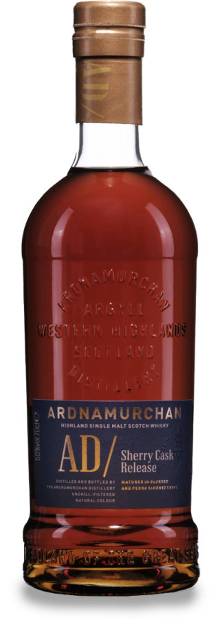 Bottle of Ardnamurchan Sherry Cask 2024 Release Single Malt Whisky