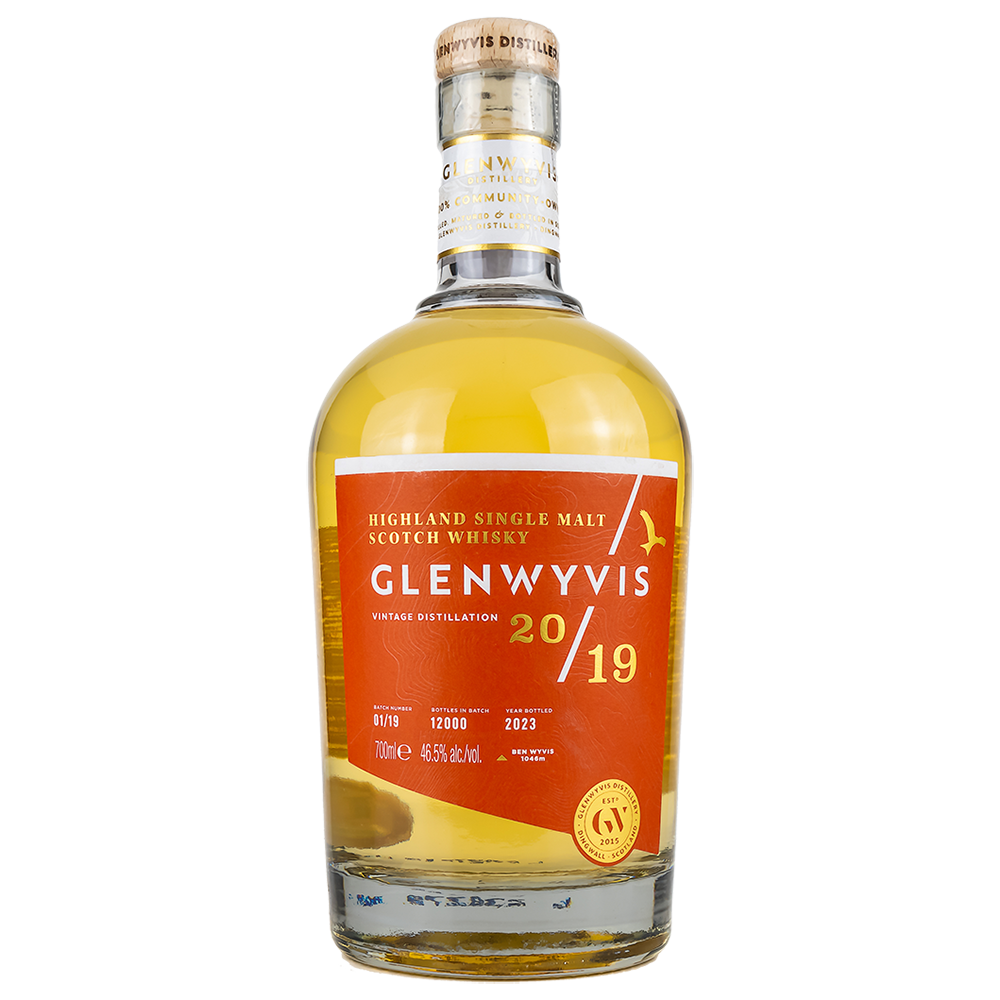 Bottle of GlenWyvis Single Malt Scotch 01/19, 46.5%