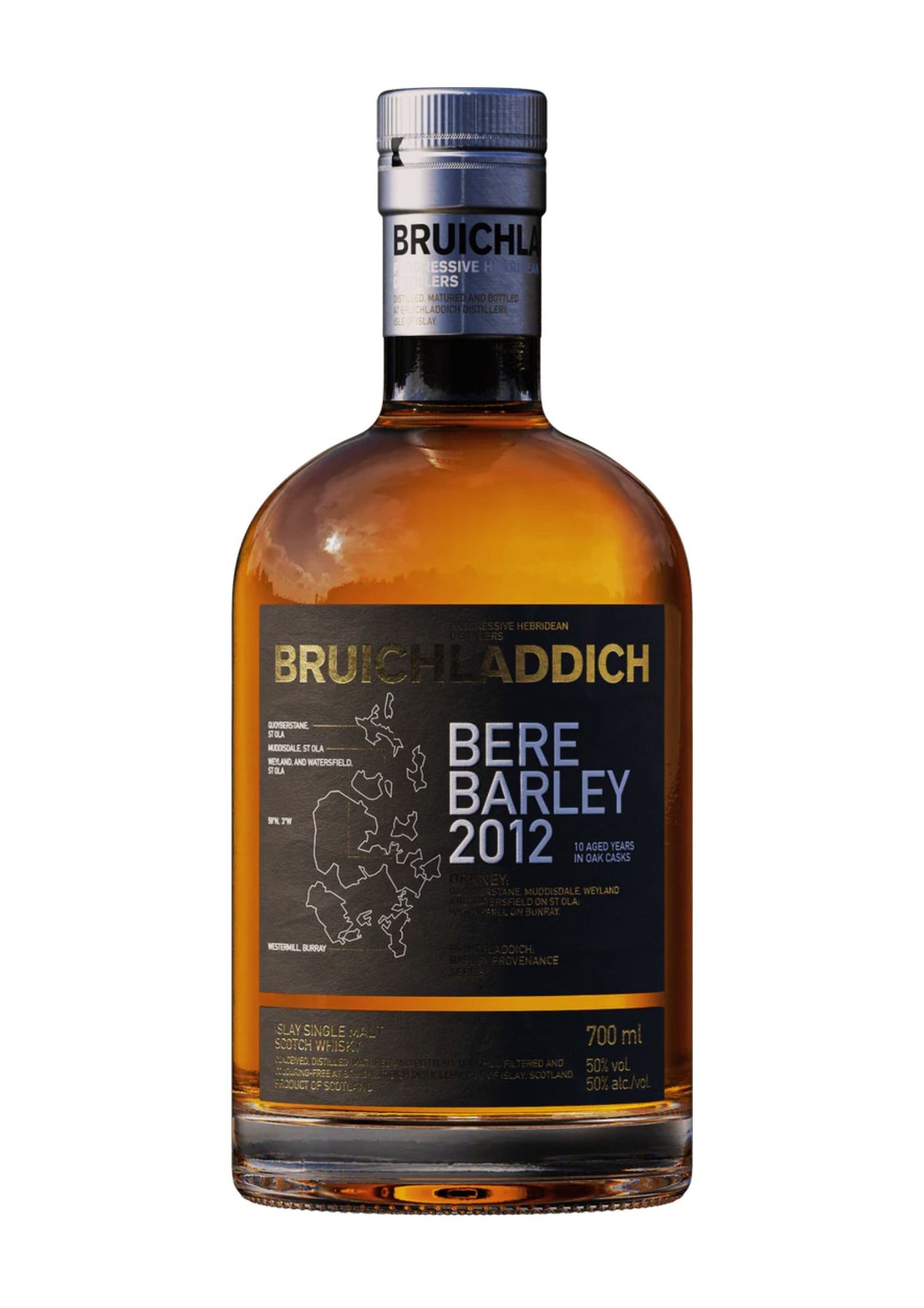 Bruichladdich Bere Barley 2012 Islay Single Malt Whisky, 50%