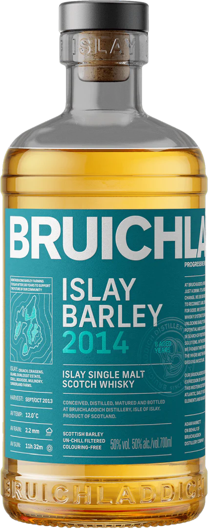 Bruichladdich 8 Year Old Islay Barley 2014 Single Malt Whisky, 50.0%