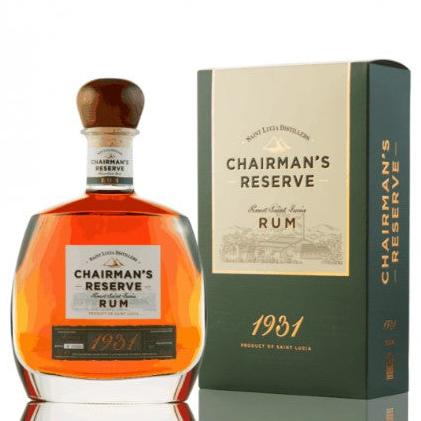 Bottle of Chairman Reserve Rum 1931