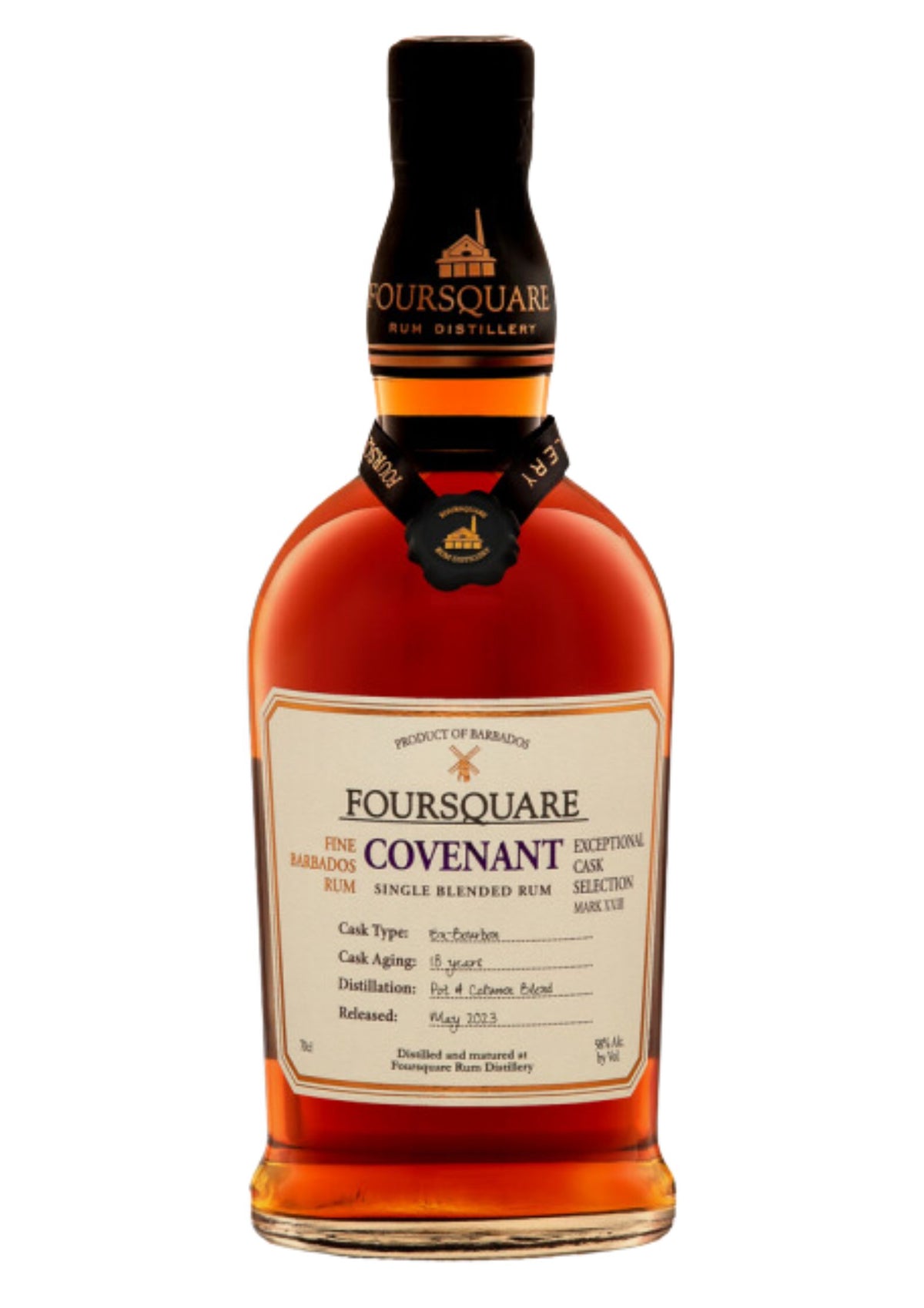Foursquare Covenant 18-Year-Old Exceptional Cask Selection Mark XXIII, Single Blended Rum, Barbados, 58%