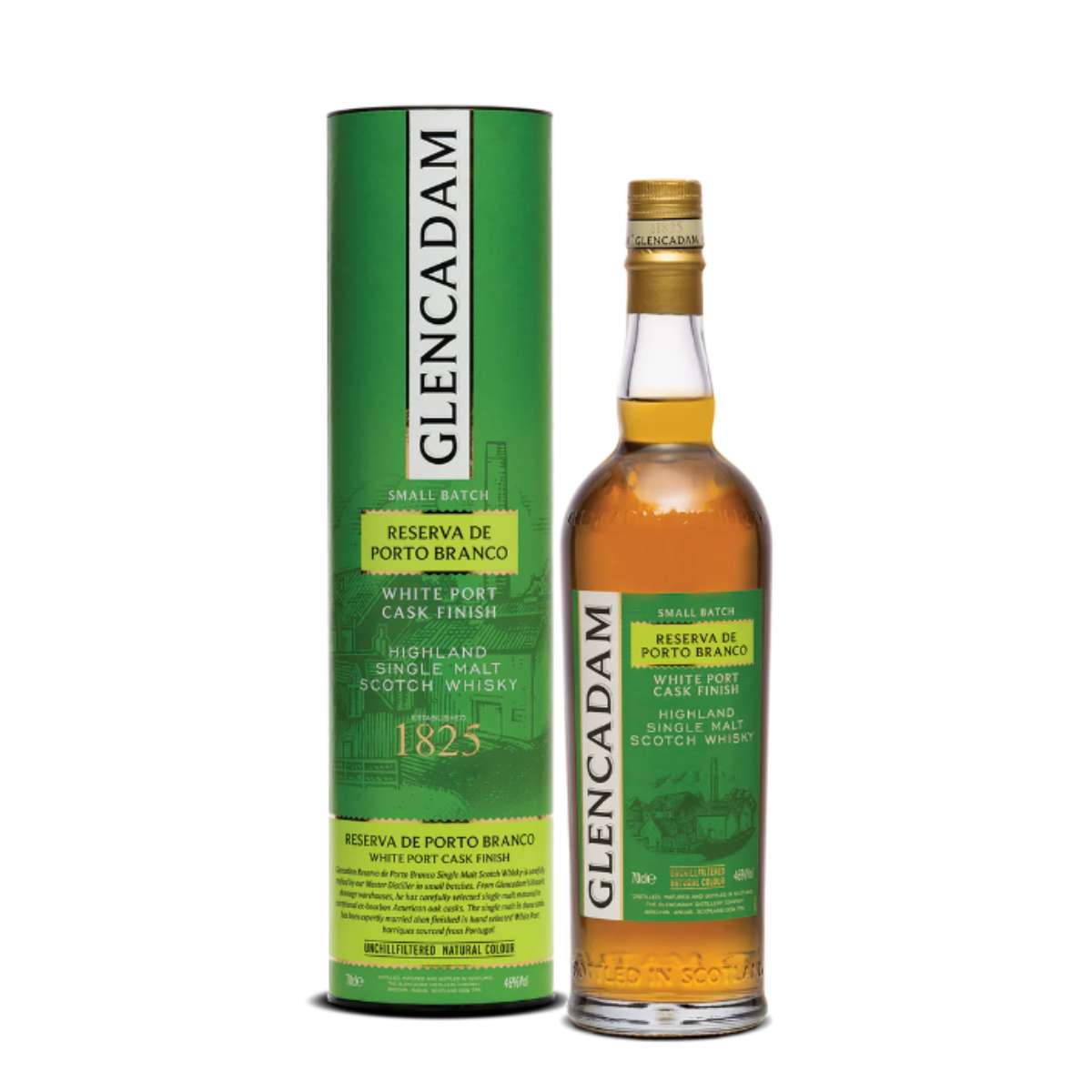 Glencadam White Port Cask Finish Single Malt Whisky, 46%