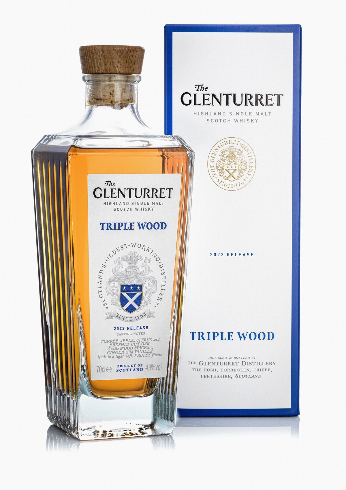 The Glenturret Triple Wood 2023, Highland Single Malt Whisky, 43%