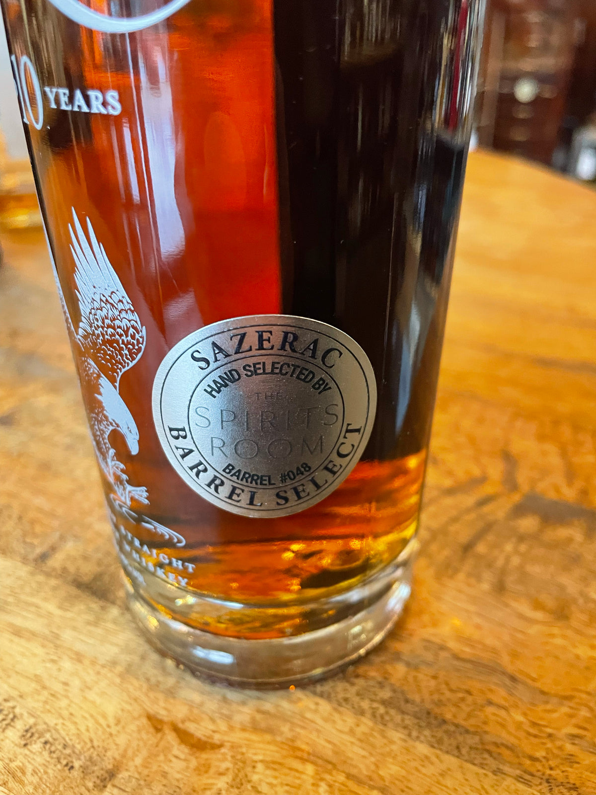 The Spirits Room Eagle Rare 10-Year-Old Kentucky Straight Bourbon Whiskey - Barrel Pick (Exclusive to The Spirits Room), 45%