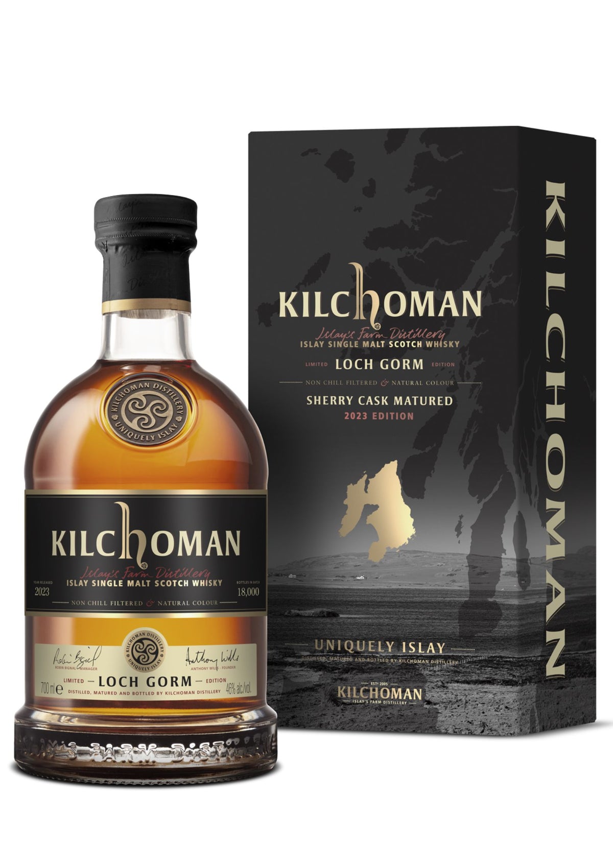 Kilchoman Loch Gorm 2023 Limited Edition Islay Single Malt Whisky, 46%