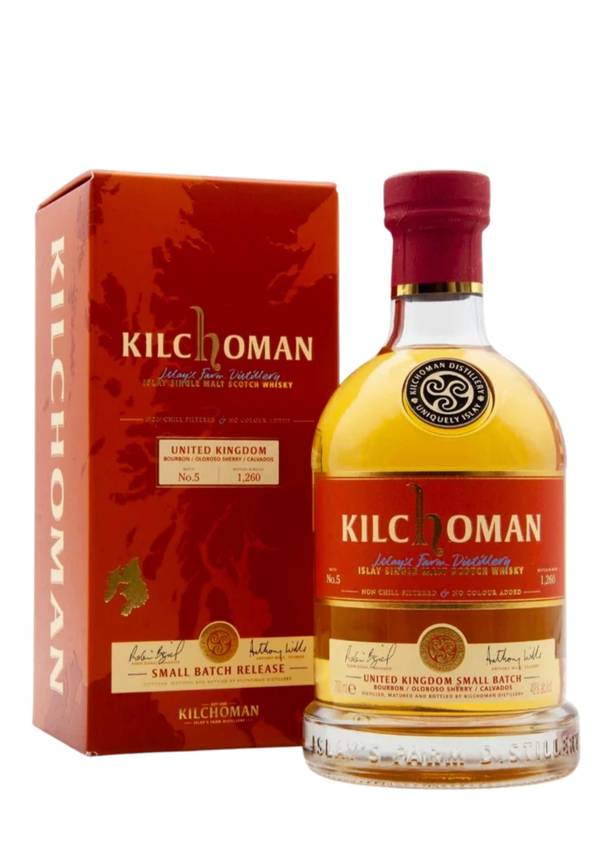 Kilchoman Small Batch Release 5, Islay Single Malt Whisky, 49%