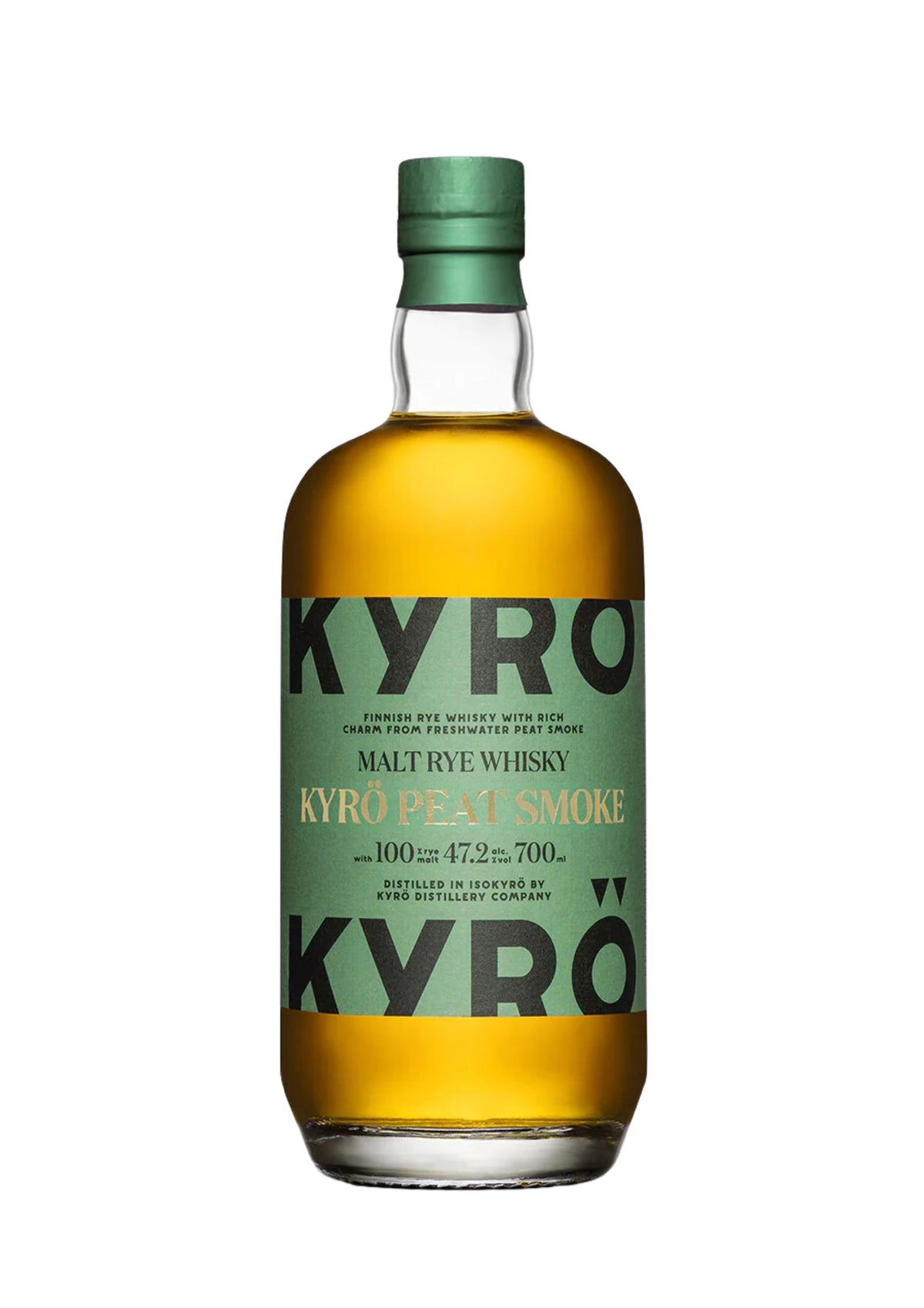 Kyrö Peat Smoke Malt Rye Finnish Whisky, 47.2%