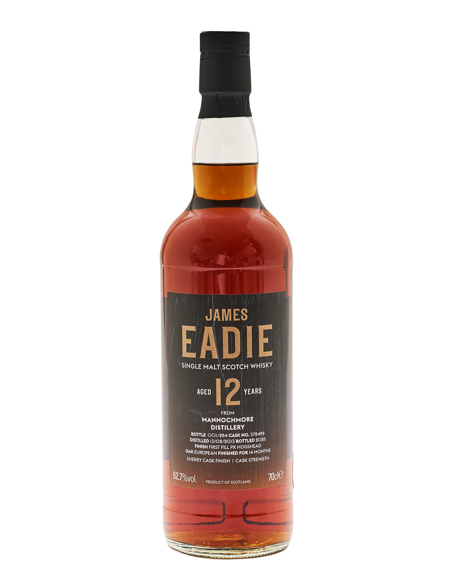 Bottle of James Eadie Mannochmore 12-Year-Old Single Malt Whisky (2025 Release)