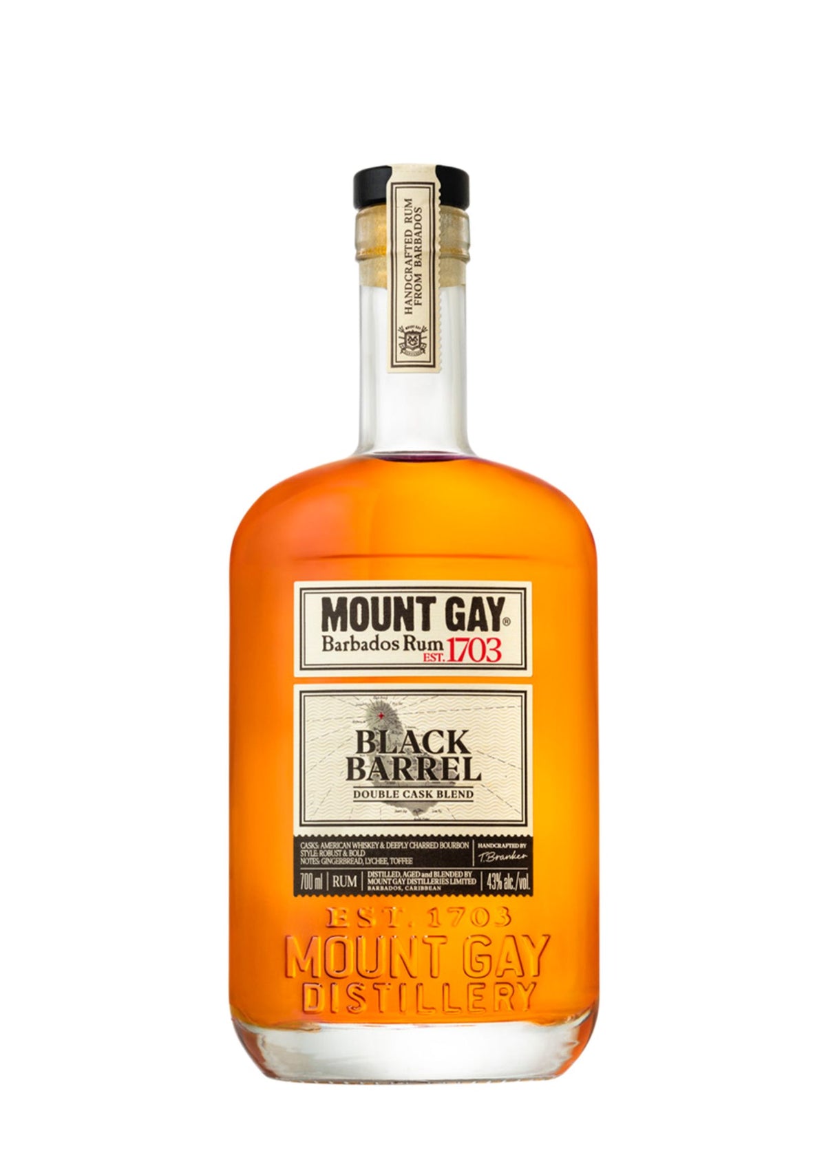 Mount Gay Black Barrel Double Cask Blend, Barbados Rum, 43%