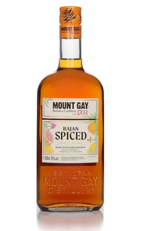 Mount Gay Bajan Spiced Rum, 35% ABV