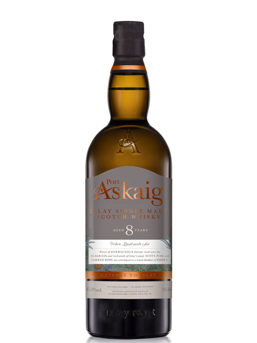 Bottle of Port Askaig 8 Year-Old Islay Single Malt, 45.8% - The Spirits Room