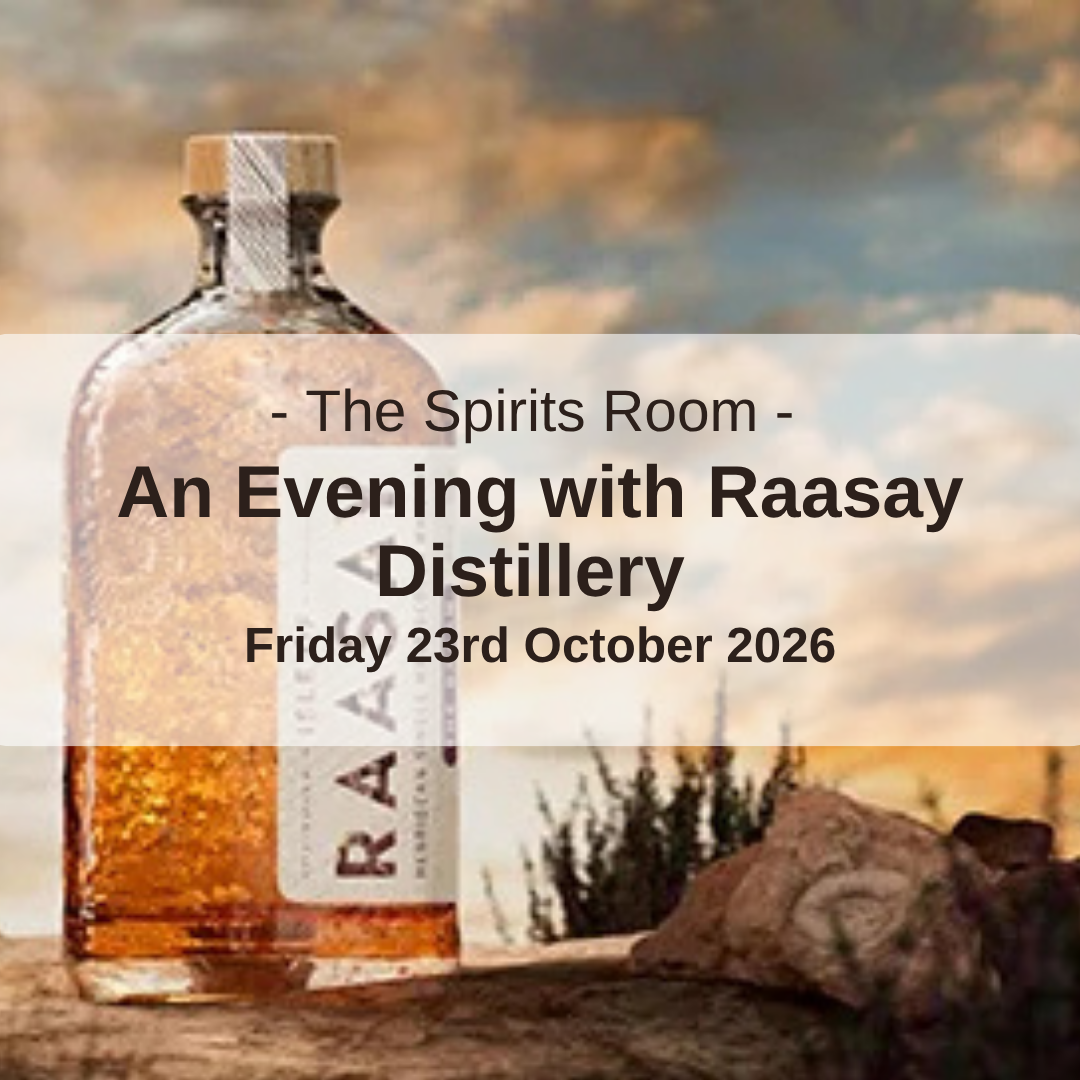 An Evening with Raasay Distillery - Friday 23rd October 2026