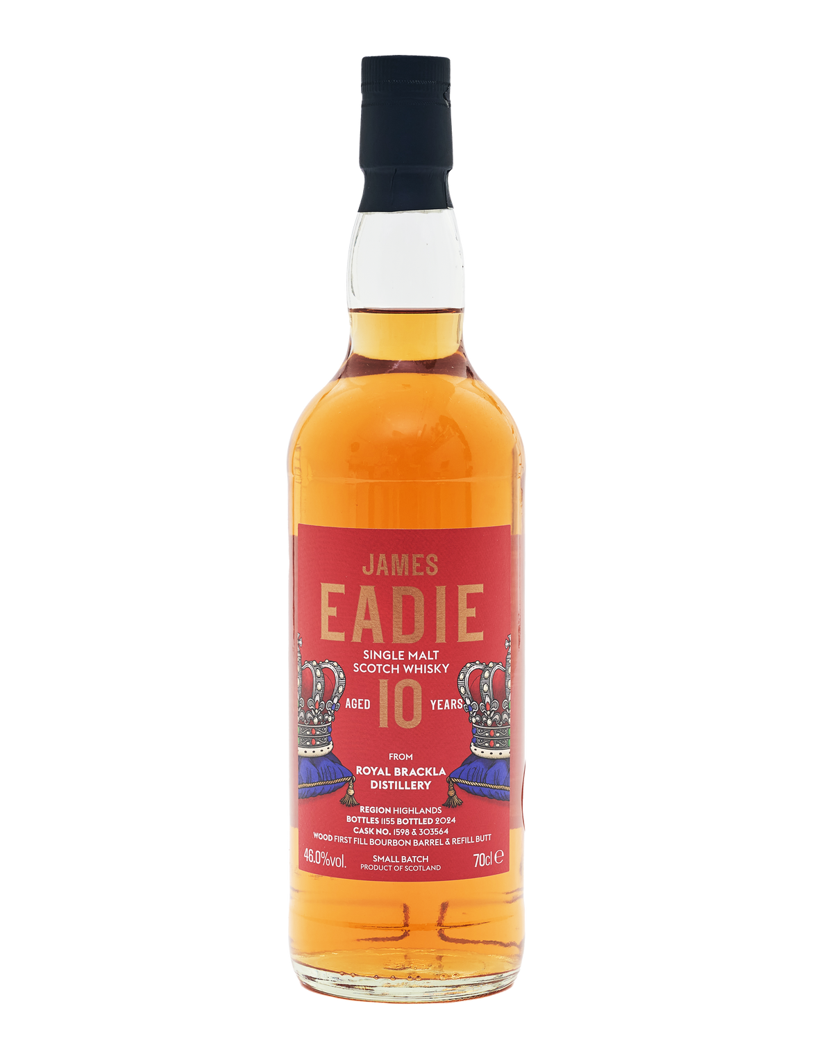 James Eadie 10 Year Old Royal Brackla Single Malt Scotch Whisky, 46.0%