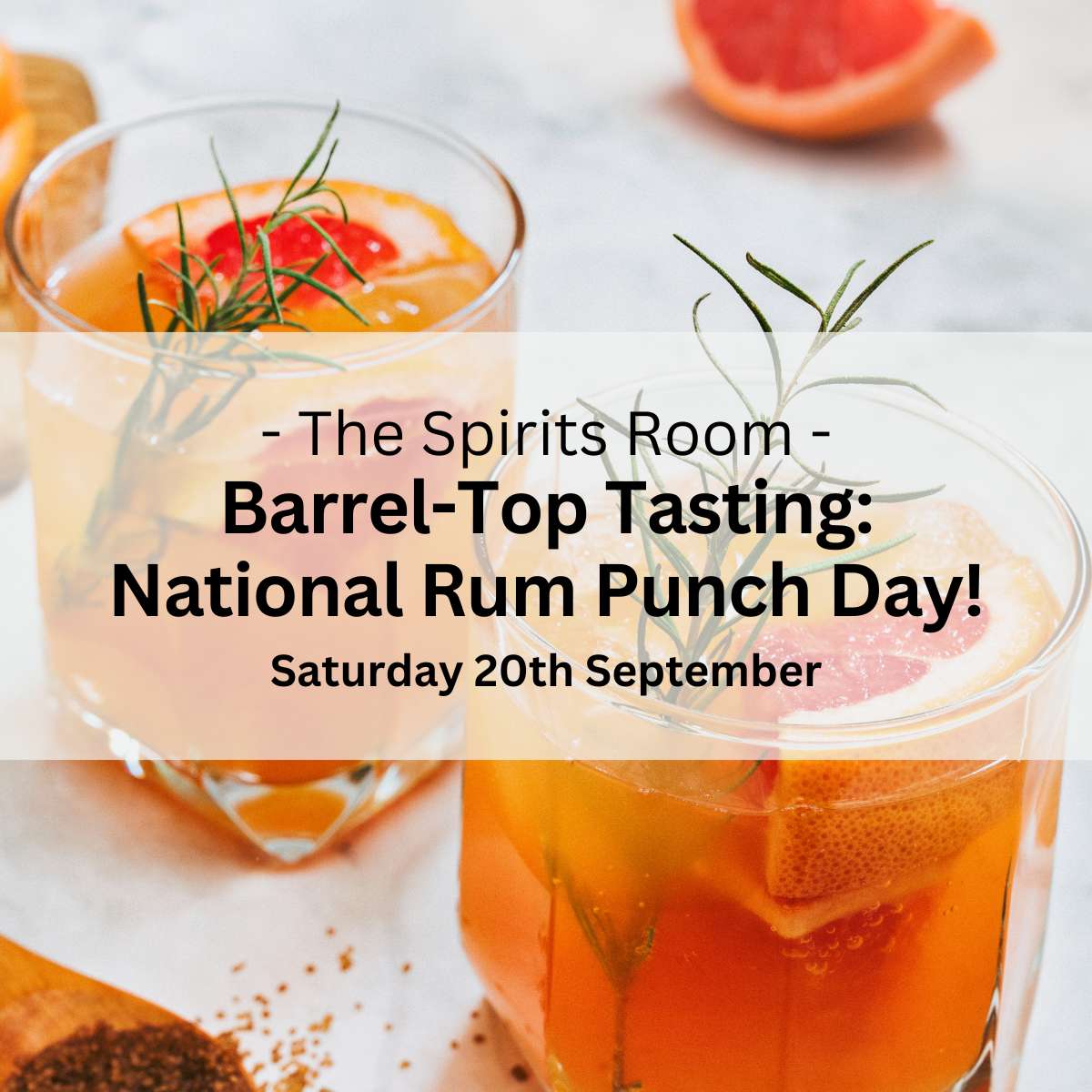 National Rum Punch Day! - Saturday 20th September