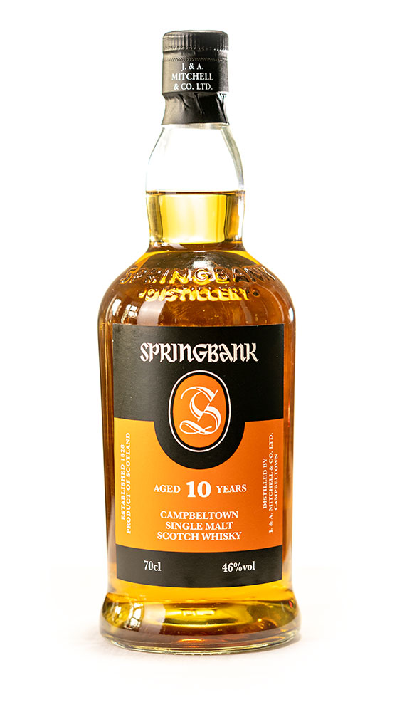 Springbank 10-Year-Old Campbeltown Single Malt Whisky, 46%