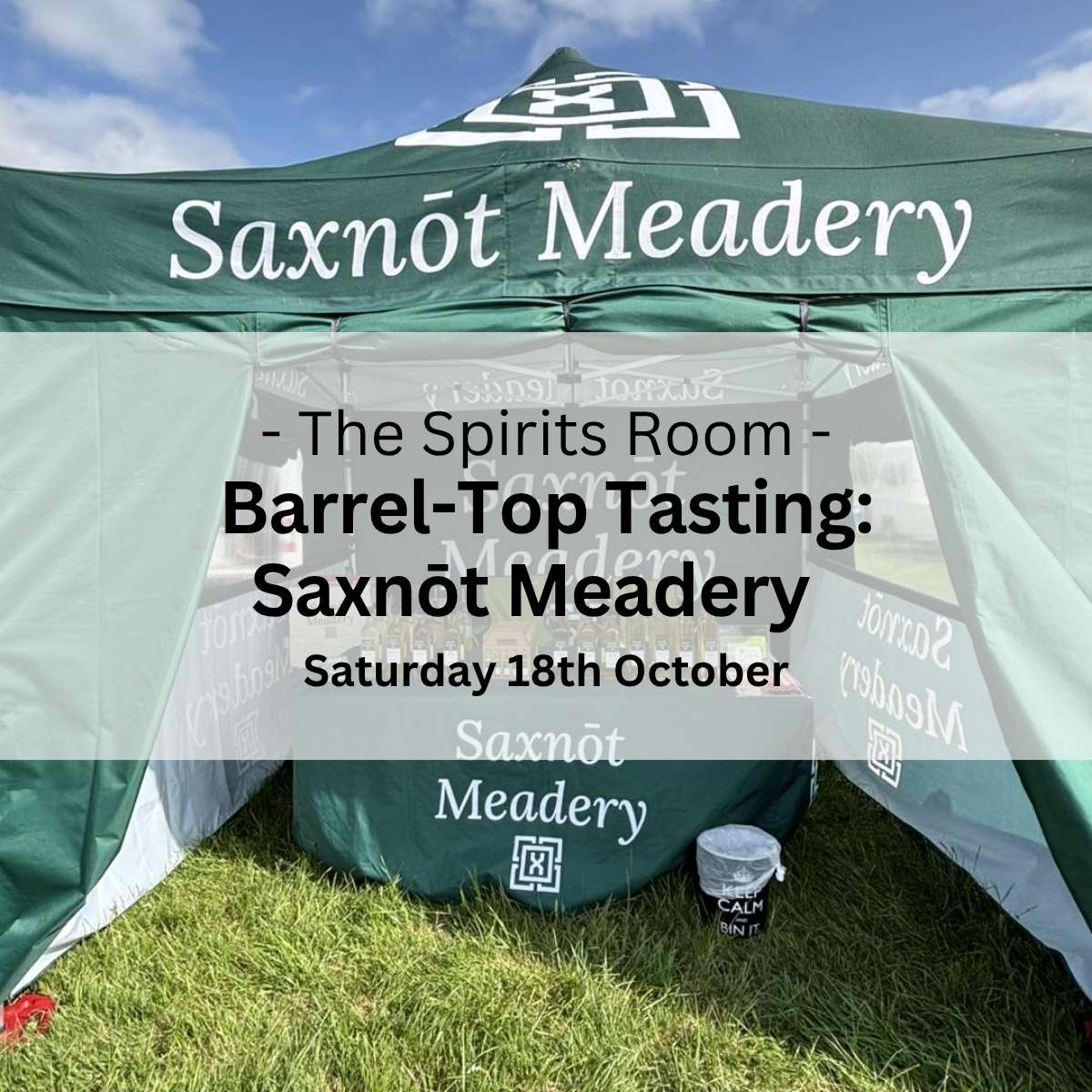 Barrel-Top Tasting: Saxnōt Meadery - Saturday 18th October