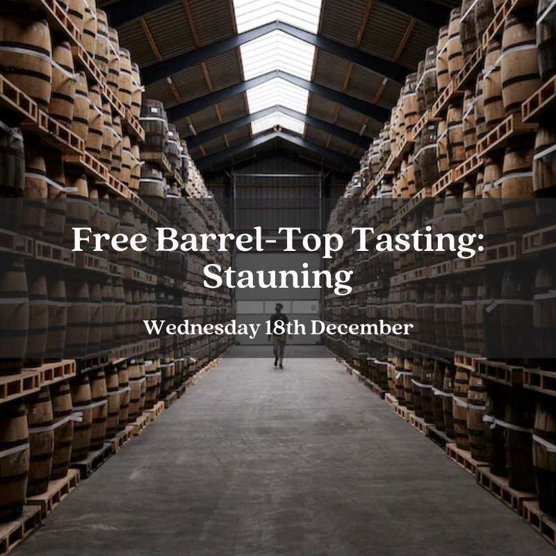 Barrel-Top Whisky Tasting with Stauning - Wednesday 18th December