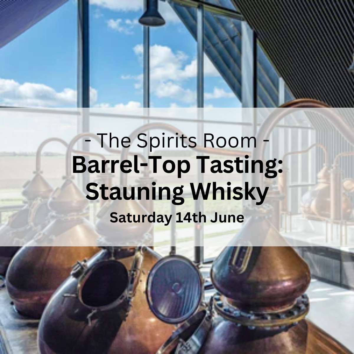 Barrel-Top Tasting: Stauning Whisky - Saturday 14th June