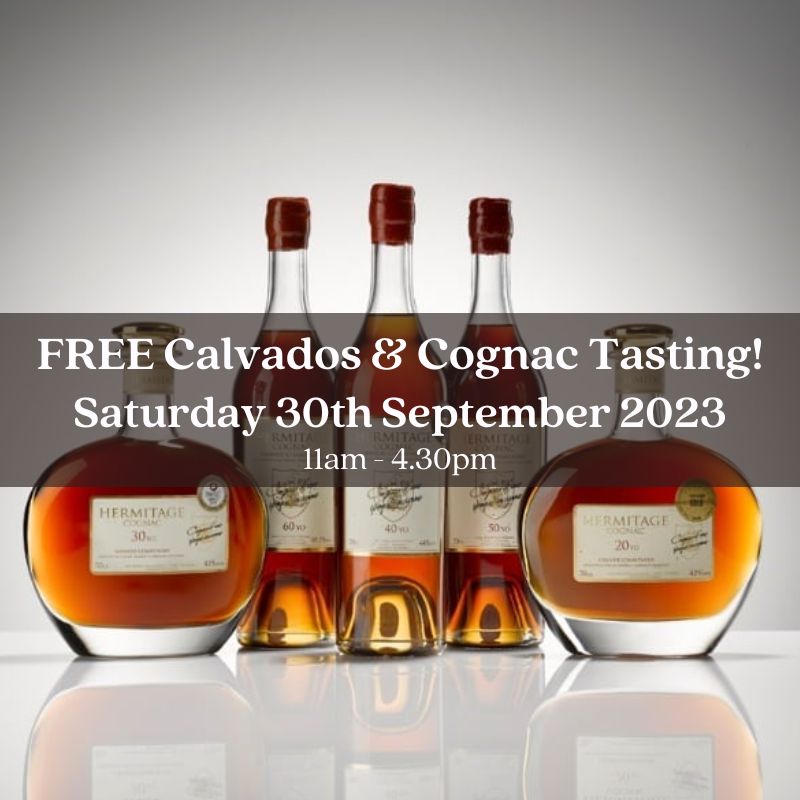 Barrel-Top Brandy Tasting with Calvados Toutain &amp; Hermitage Cognac - Saturday 30th September