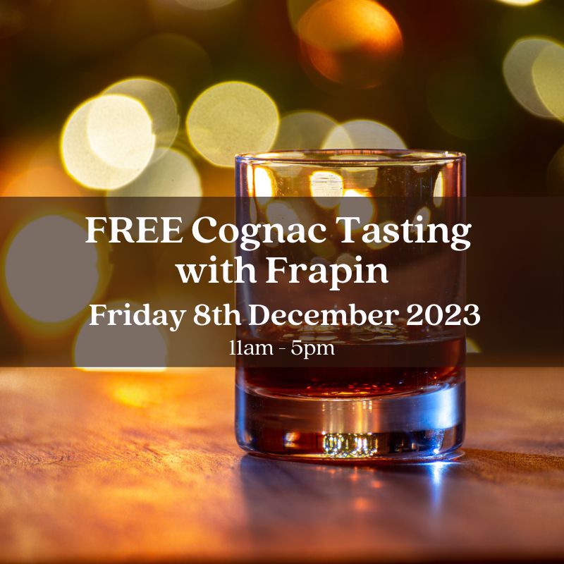 Barrel-Top Christmas Cognac Tasting with Frapin - Friday 8th December