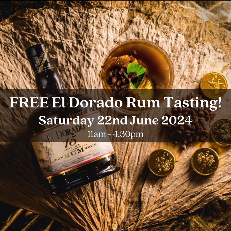 Barrel-Top Tasting with El Dorado Rum - Saturday 22nd June