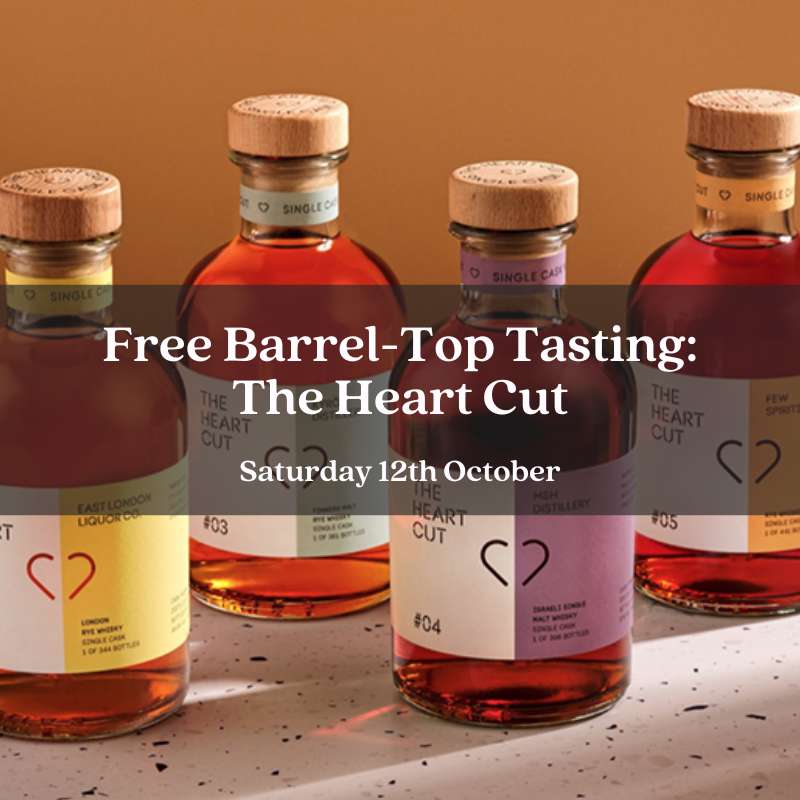 Barrel-Top Whisky Tasting with The Heart Cut - Saturday 12th October