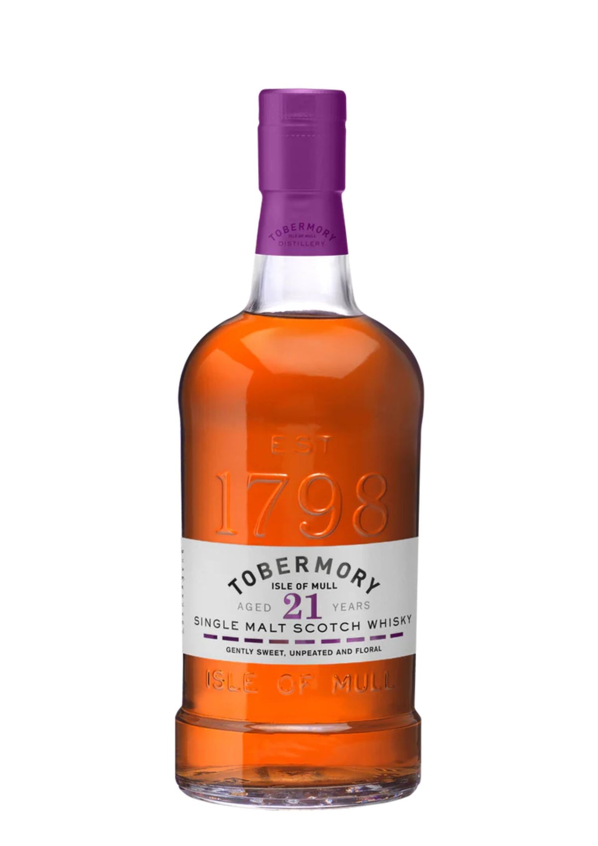 Tobermory 21-Year-Old Single Malt Scotch Whisky, 46.3%