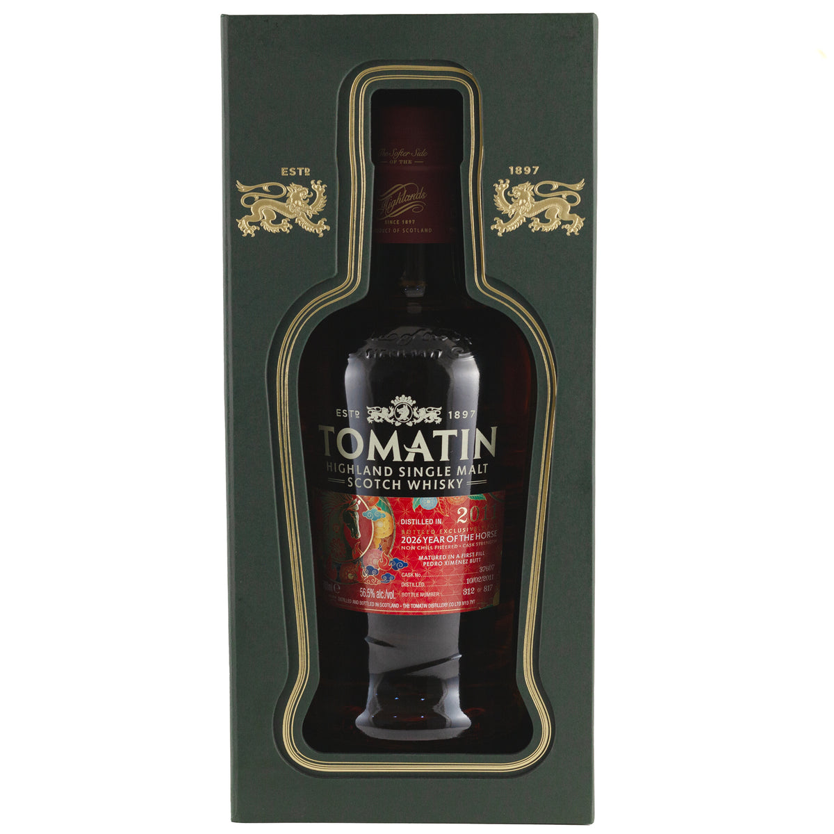 Tomatin, Year of the Horse, Single Cask - 56.5% ABV