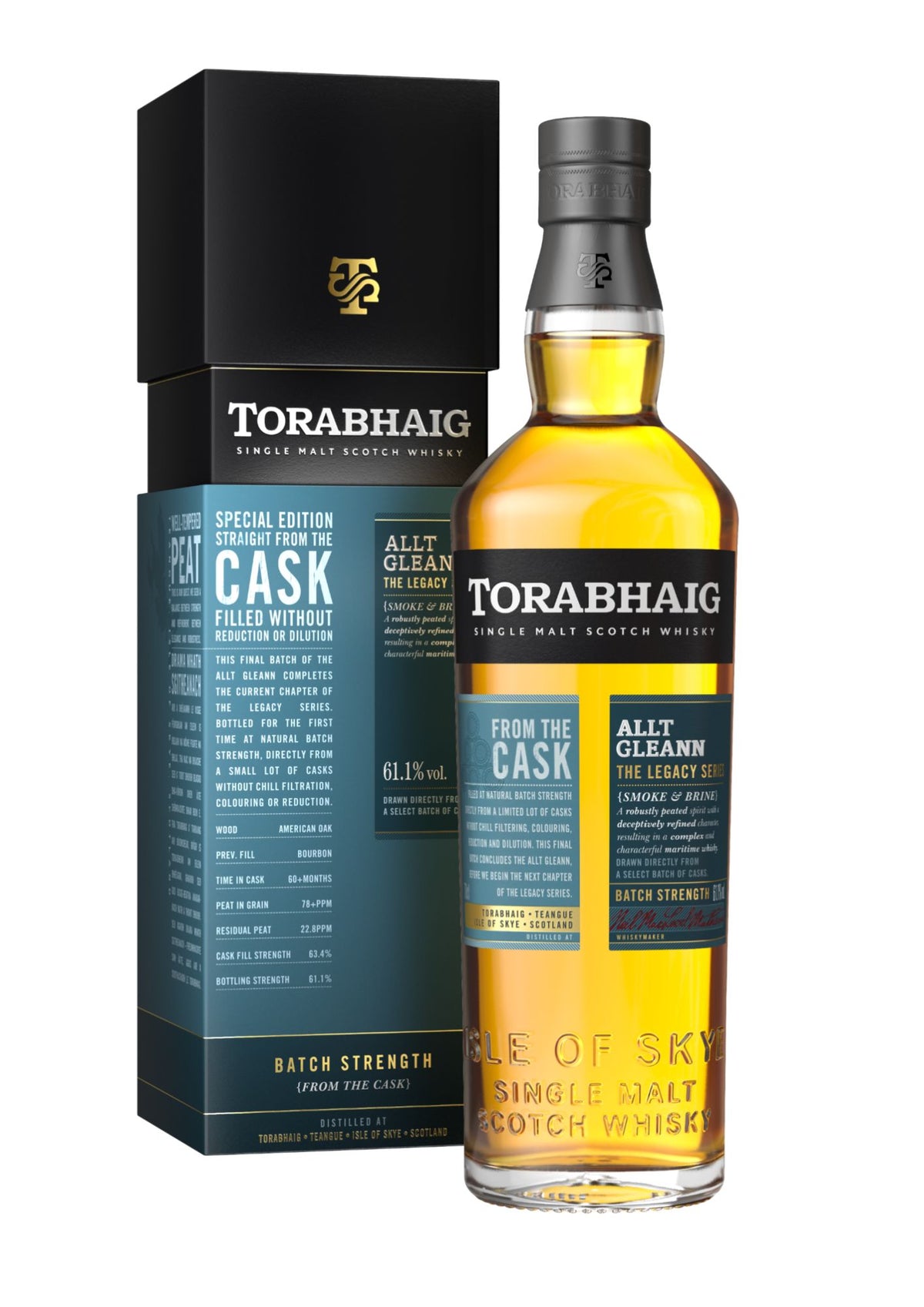 Torabhaig Allt Gleann Batch Strength, Legacy Series, Single Malt Whisky 61.1%