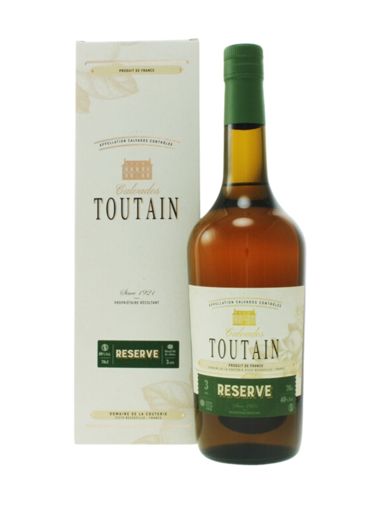 Toutain 3-Year-Old Reserve Calvados, 40%