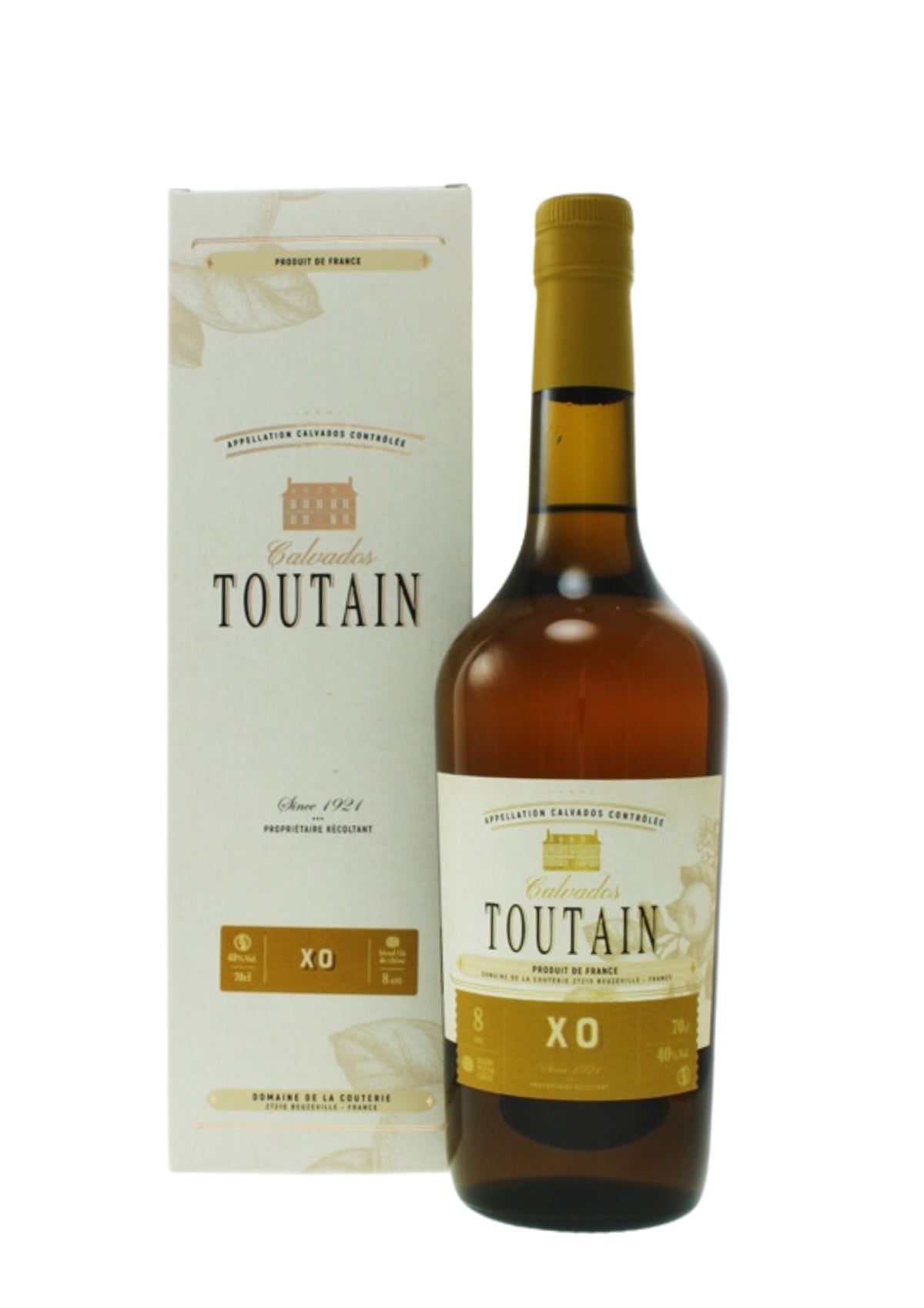 Toutain 8-Year-Old XO Calvados, 40%
