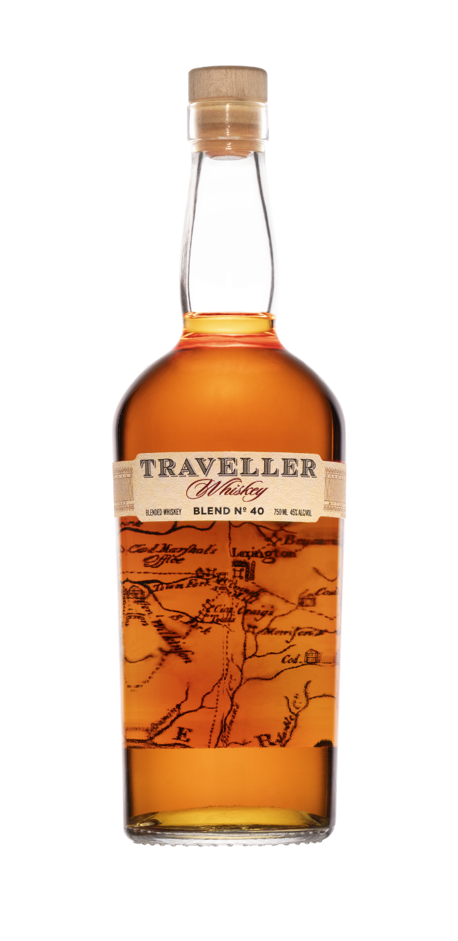 Bottle of Traveller Whiskey Blend No. 40, 45.0%