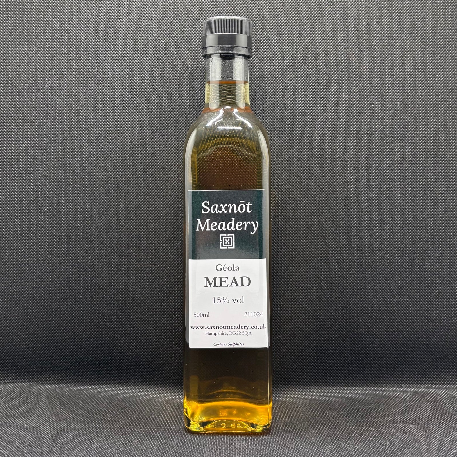 Bottle of Saxnot Meadery Geola Mead