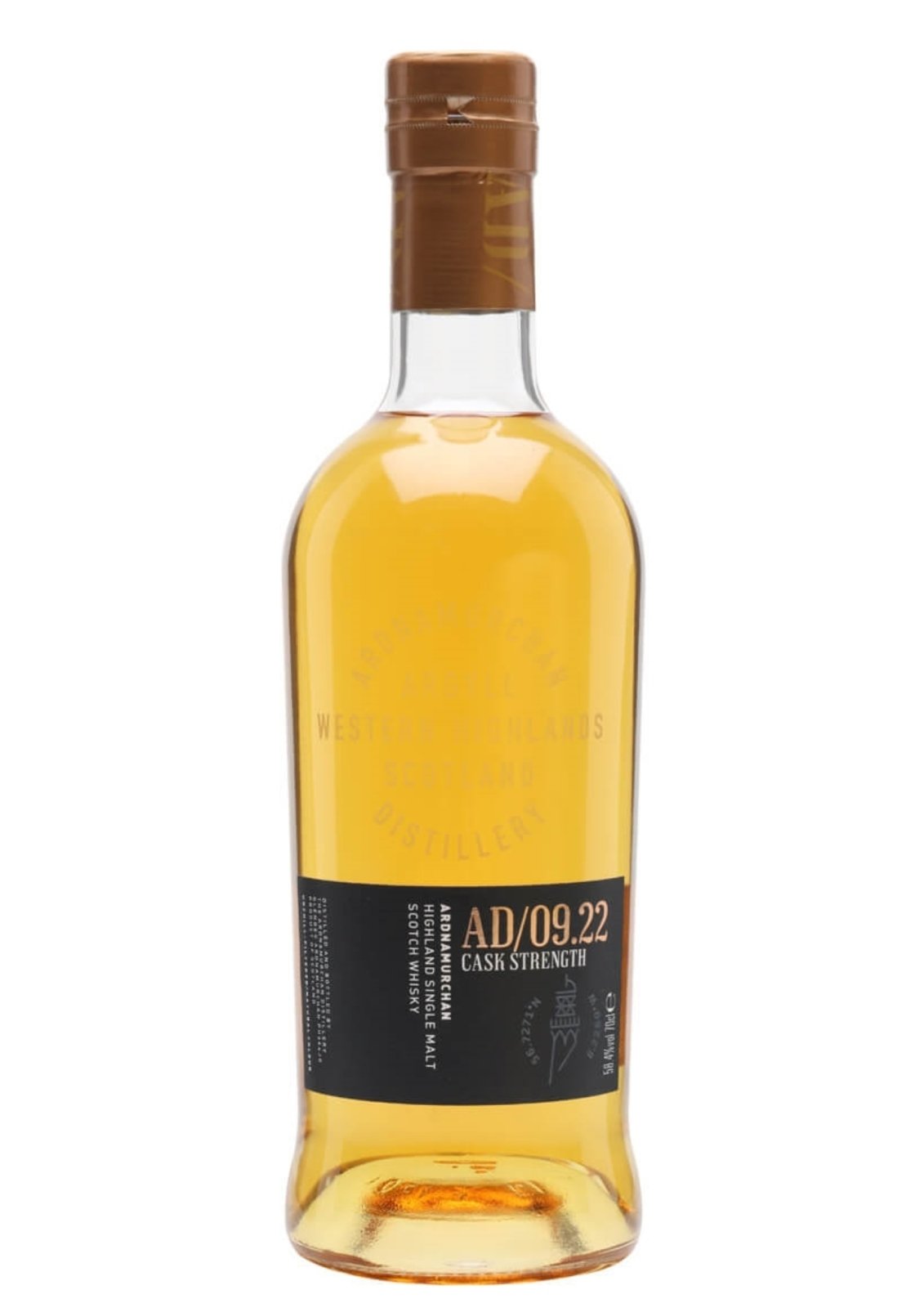 Bottle of Ardnamurchan AD/09.22 Cask Strength Single Malt Whisky