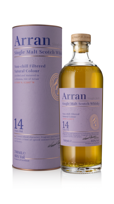 Arran 14-Year-Old Single Malt Scotch Whisky, 46%